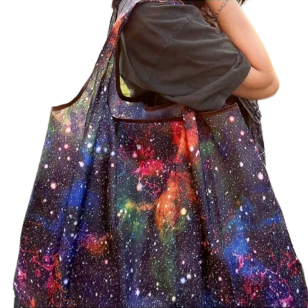 Galaxy Pattern Tote Bag - Picture 4 of 5